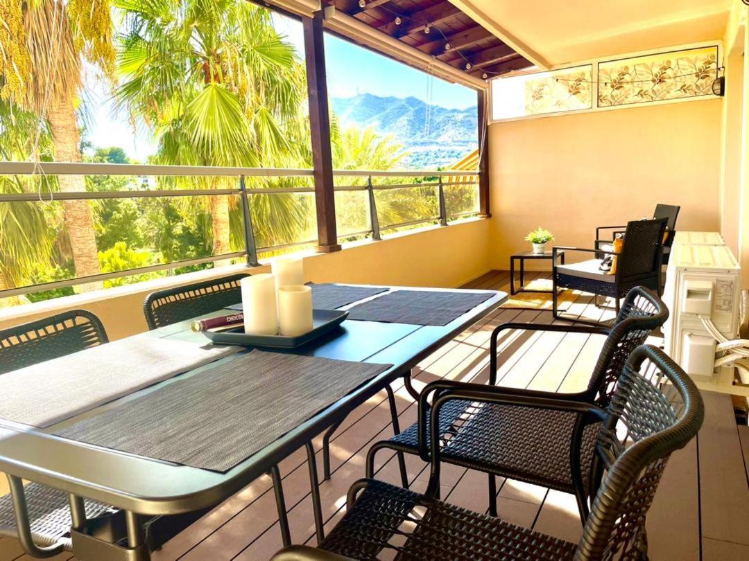 Calido Apartamento Con Gran Terraza Y Vistas A 600 Metros Del Mar Бенальмадена Экстерьер фото